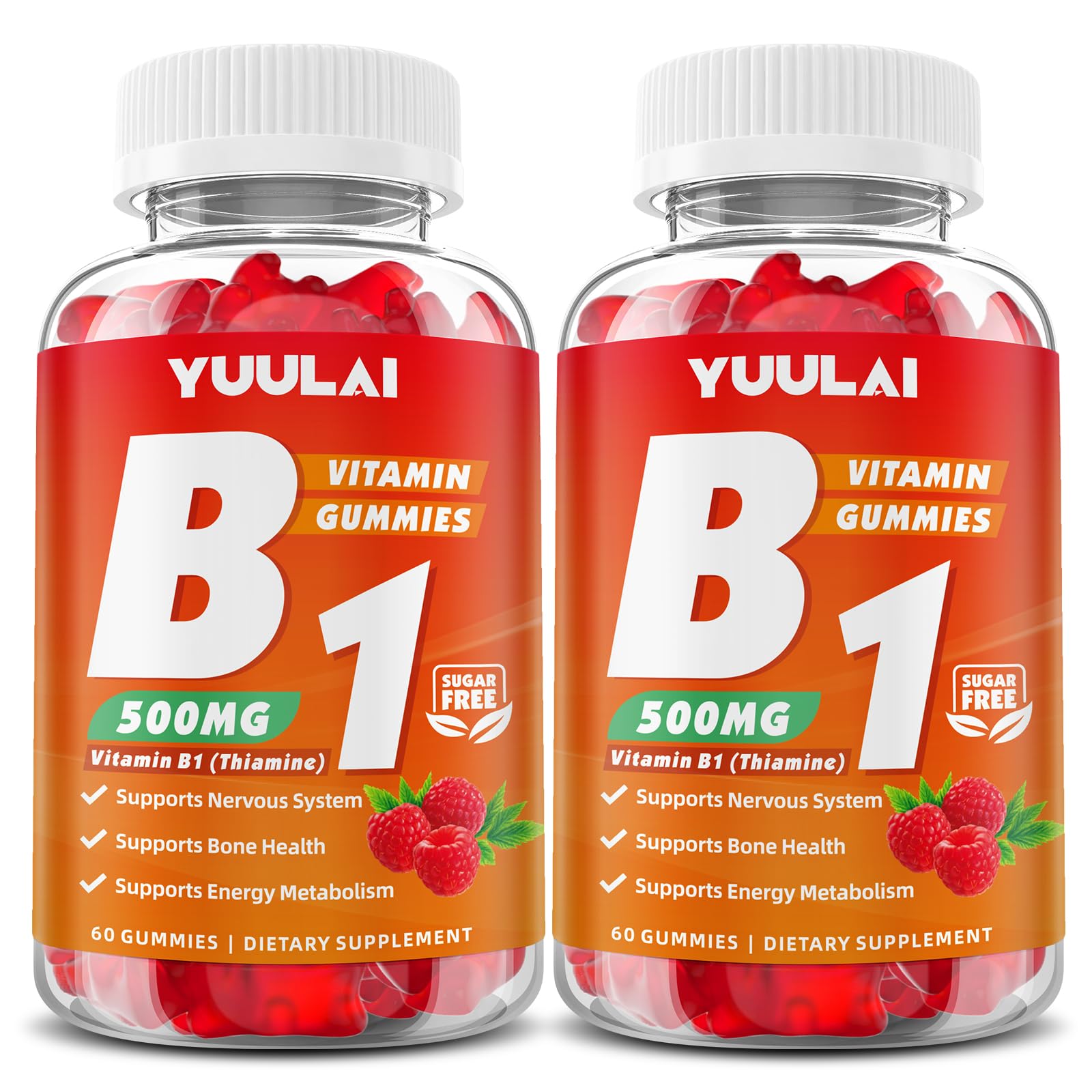 YUULAI B1 Gummies Raspberry – tasty energy support for daily routines.