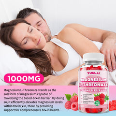 YUULAI sugar-free label closeup emphasizes clean magnesium formula