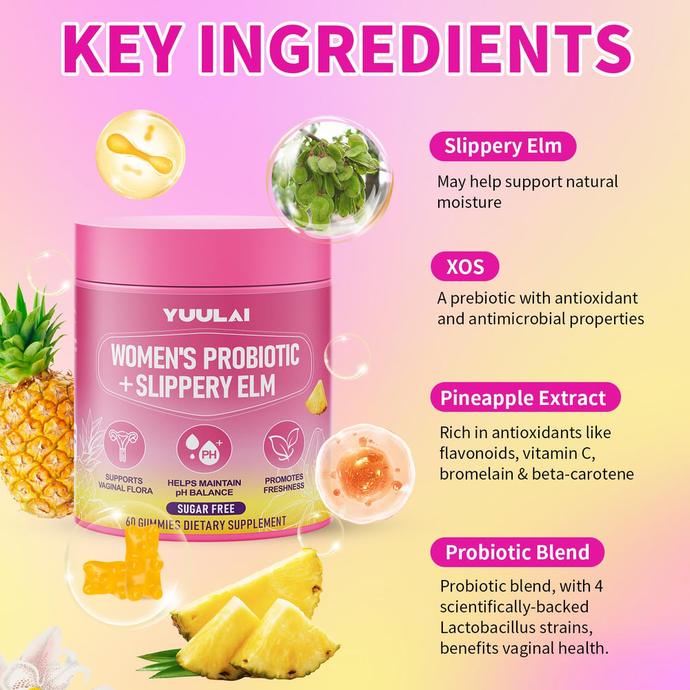 Gomitas probióticas Yuulai enfocadas en digestión y flora intestinal.