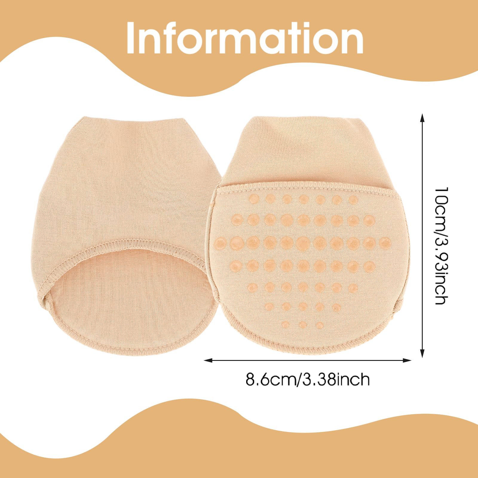 YUXIANLB ball of foot cushion socks provide gentle padding.