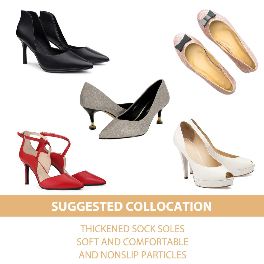 YUXIANLB sponge cushions provide gentle shock absorption at the ball of foot.