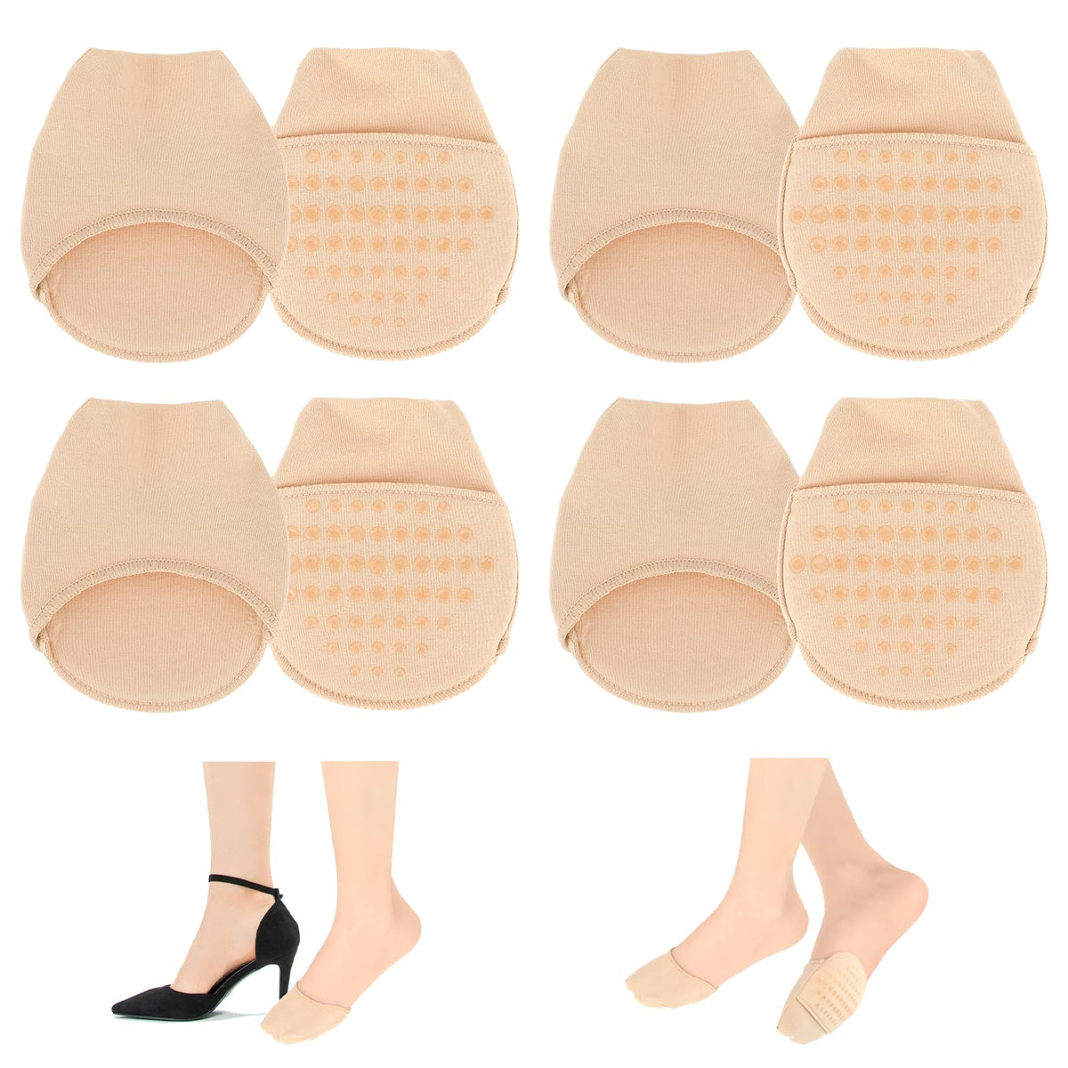 YUXIANLB forefoot sponge pads pack for daily comfort.