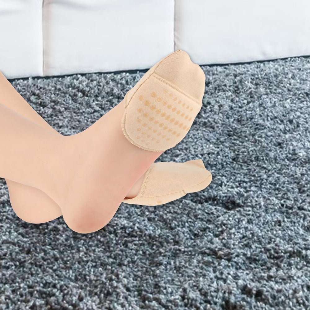 YUXIANLB toe topper socks add forefoot cushioning for comfort.