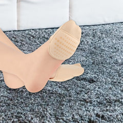 YUXIANLB toe topper socks add forefoot cushioning for comfort.
