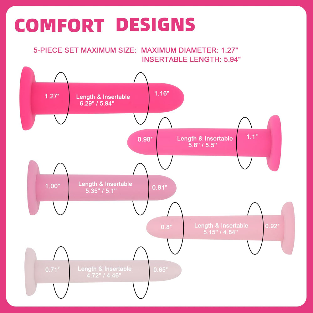 YYGXIAN silicone pelvic floor trainer Step 3 mid-size for balanced routines