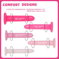 YYGXIAN silicone pelvic floor trainer Step 3 mid-size for balanced routines