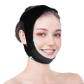 YZWONLY Anti Snoring Chin Strap for CPAP Users – V-Line Mask, Reusable Chin Strap (Black)