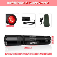 YZYOE luz infrarroja para la cara, cuidado de la piel y sensación relajante.