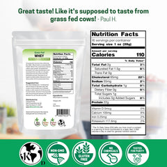Z Natural Foods whey powder pour demonstrates convenient post-workout protein