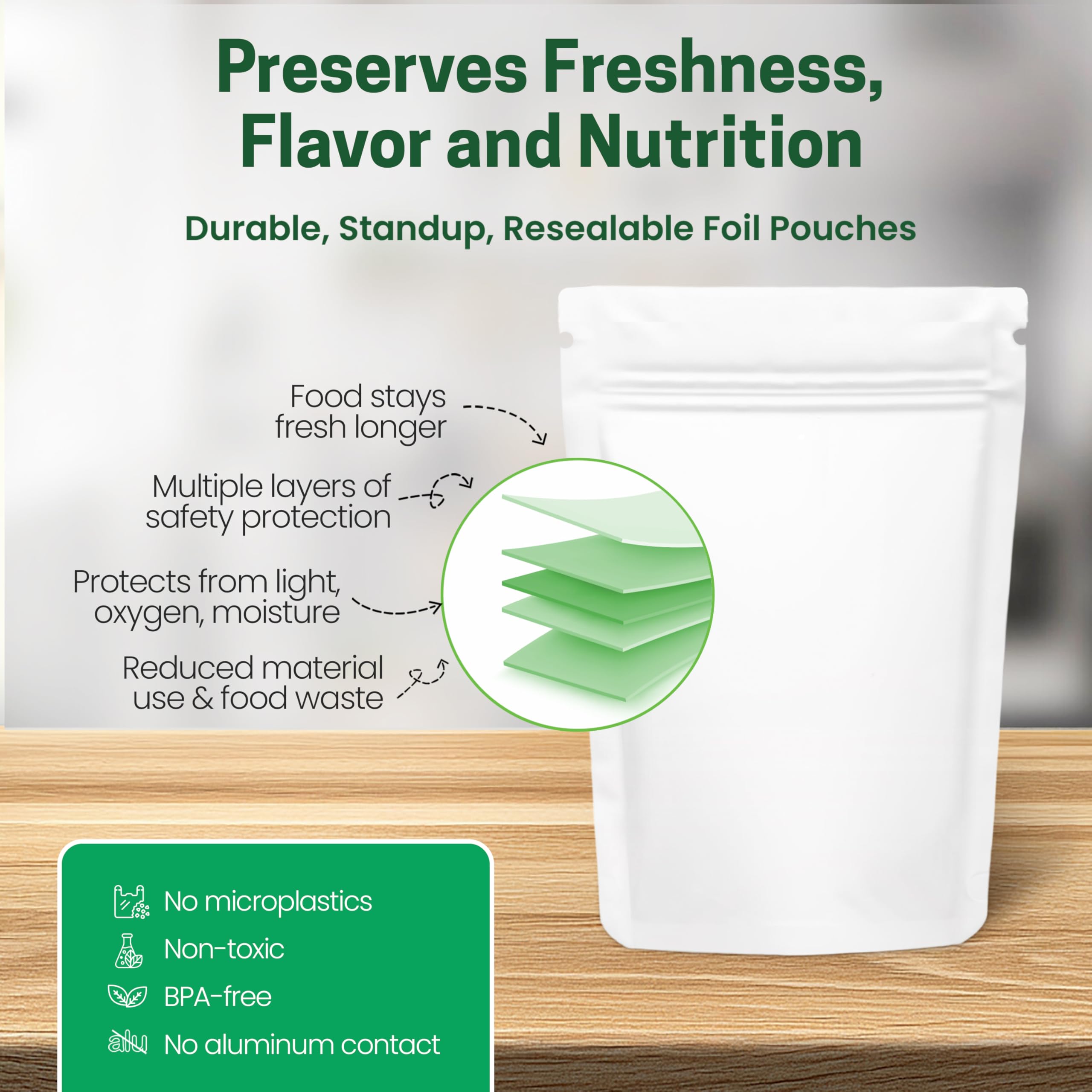 Z Natural Foods organic certification label confirms quality and purity.