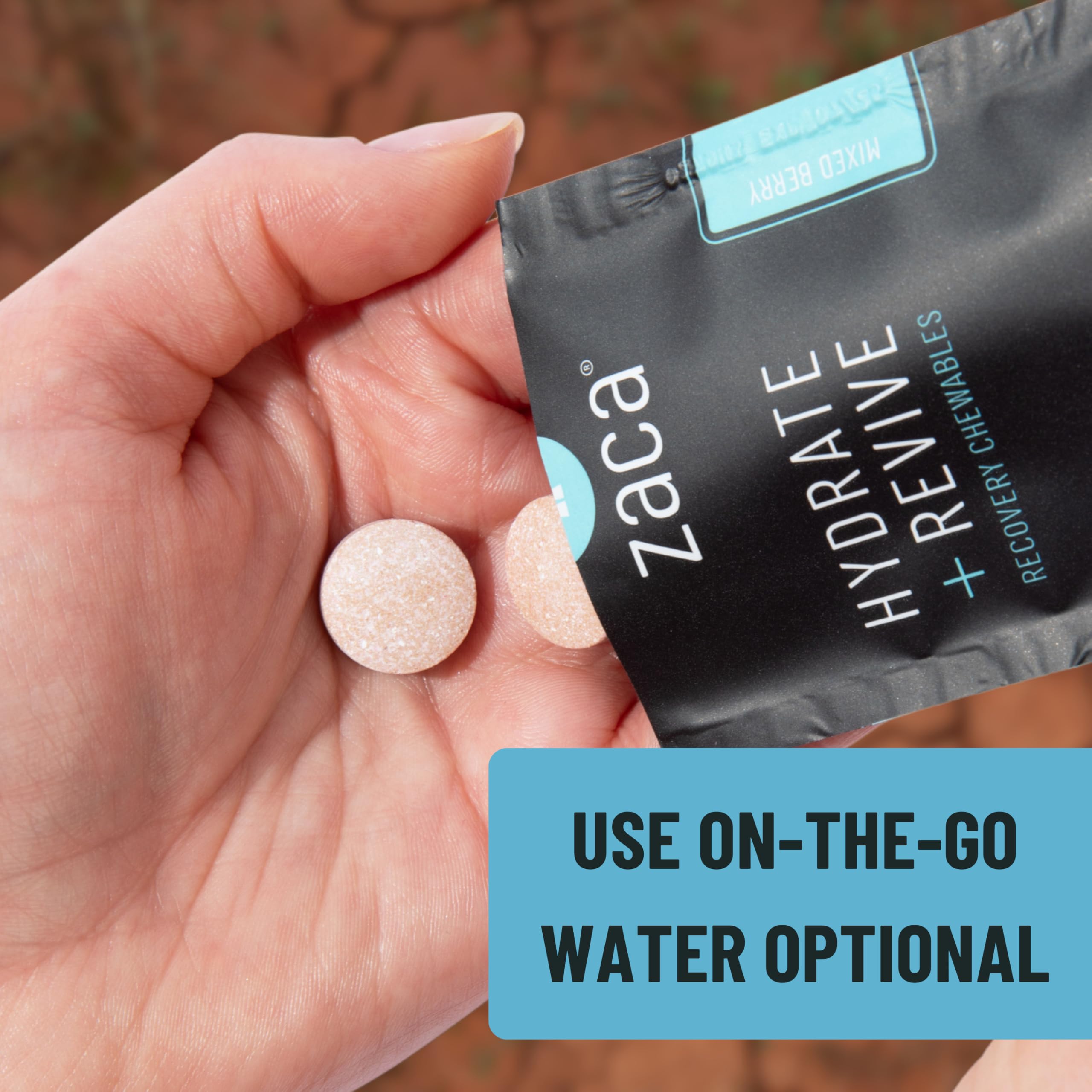 Zaca Recovery workout lifestyle shot demonstrates flexible use after training