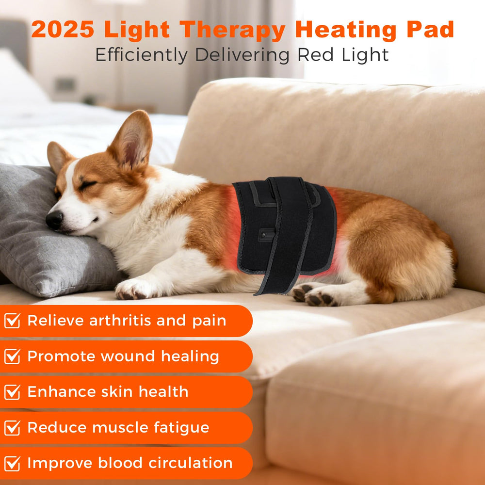 ZAEXAE red light therapy pad providing gentle warmth for skin healing