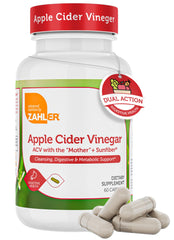 Zahler apple cider vinegar capsules bottle for daily wellness