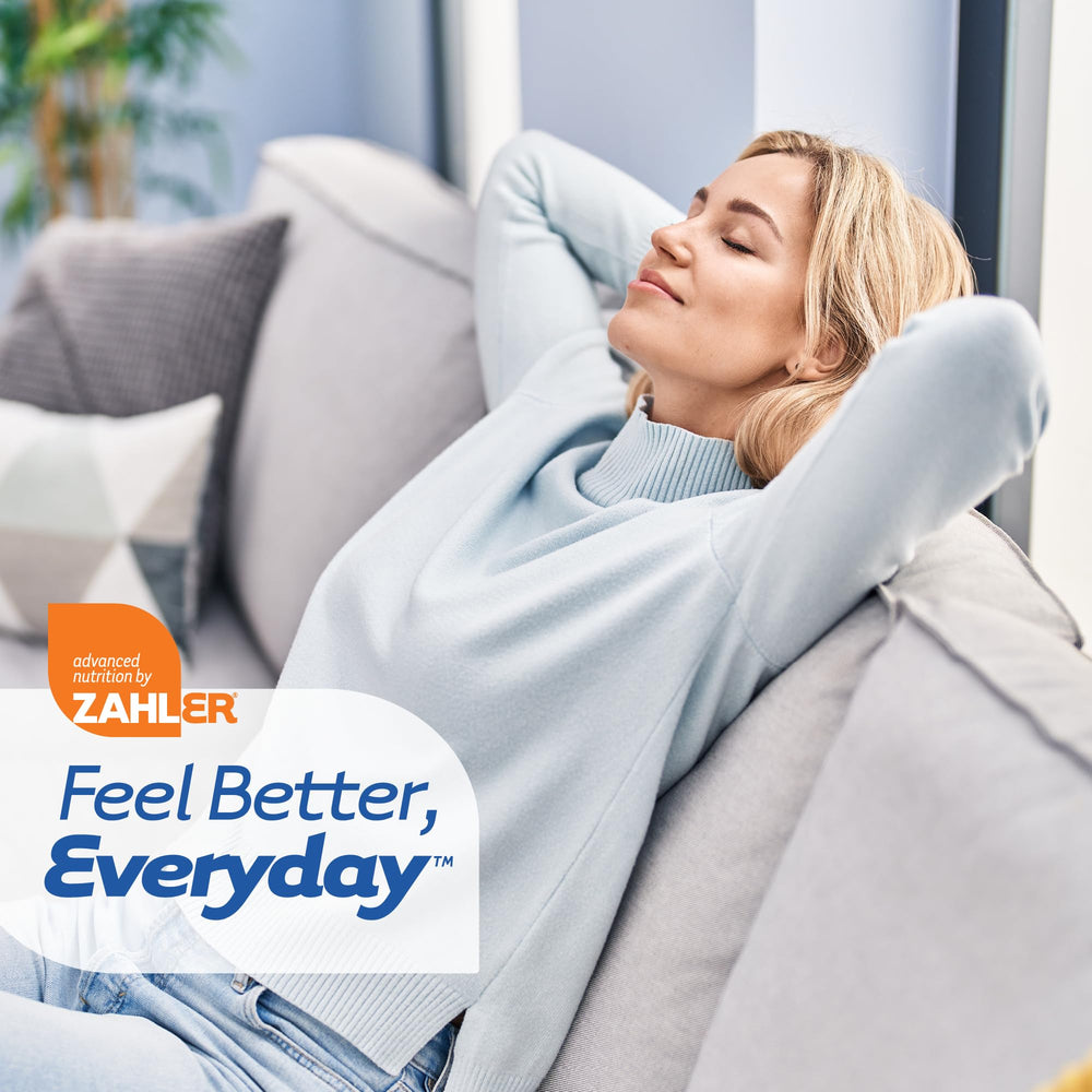 Zahler Ashwagandha capsules box offers easy storage and accessibility.