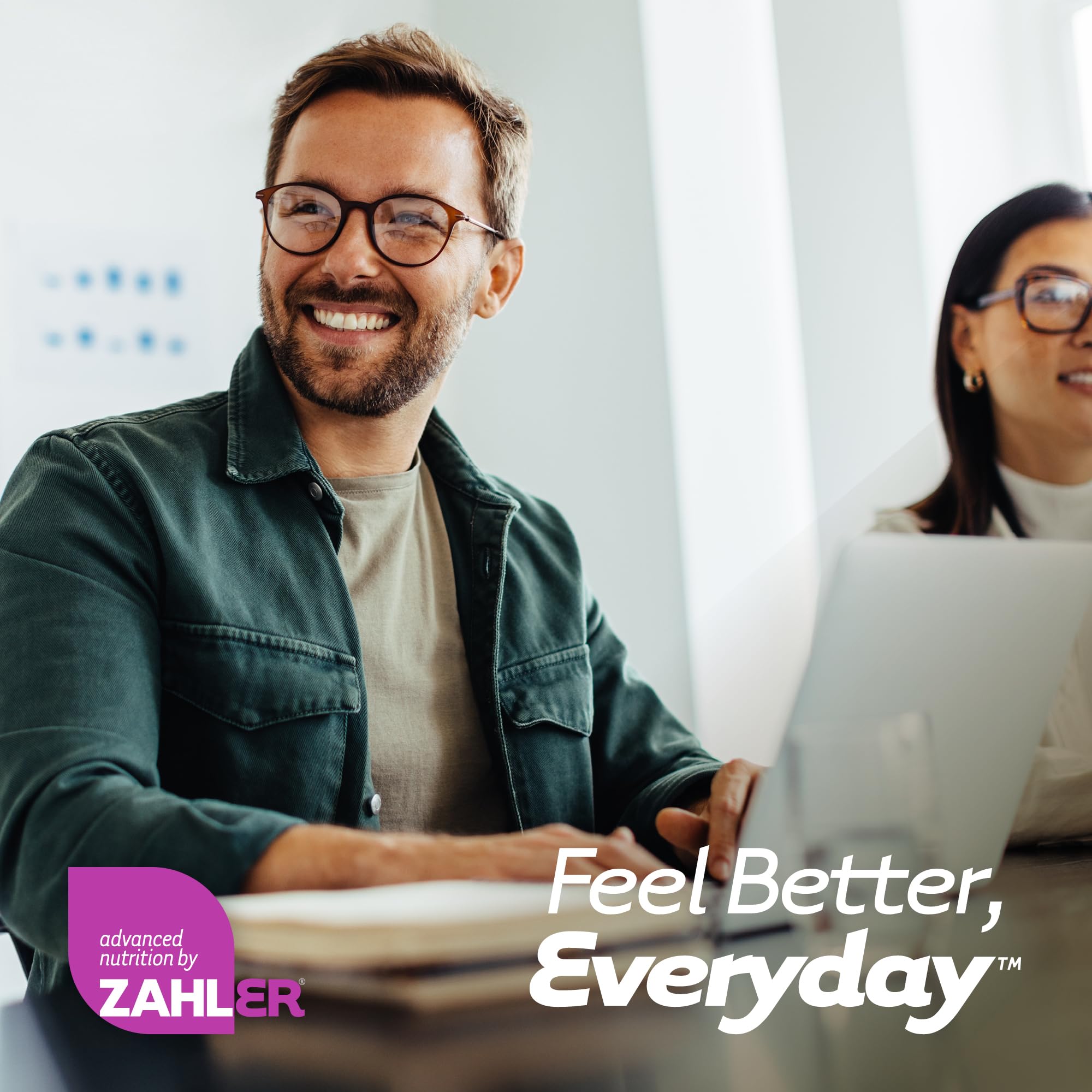 Zahler Berberine gluten-free and non-GMO assurances on packaging