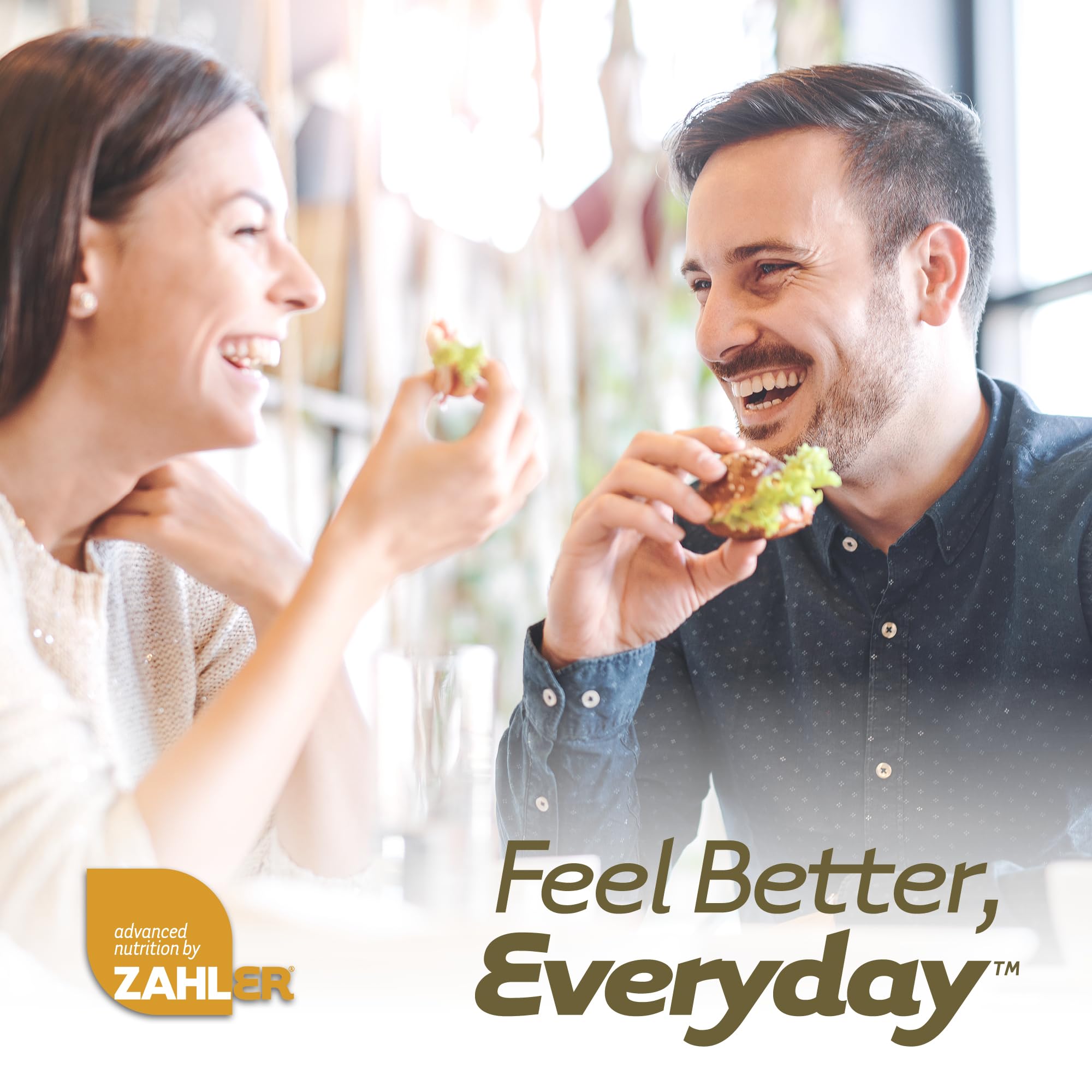 Zahler CandAid unflavored capsules designed for sensitive stomachs in use.