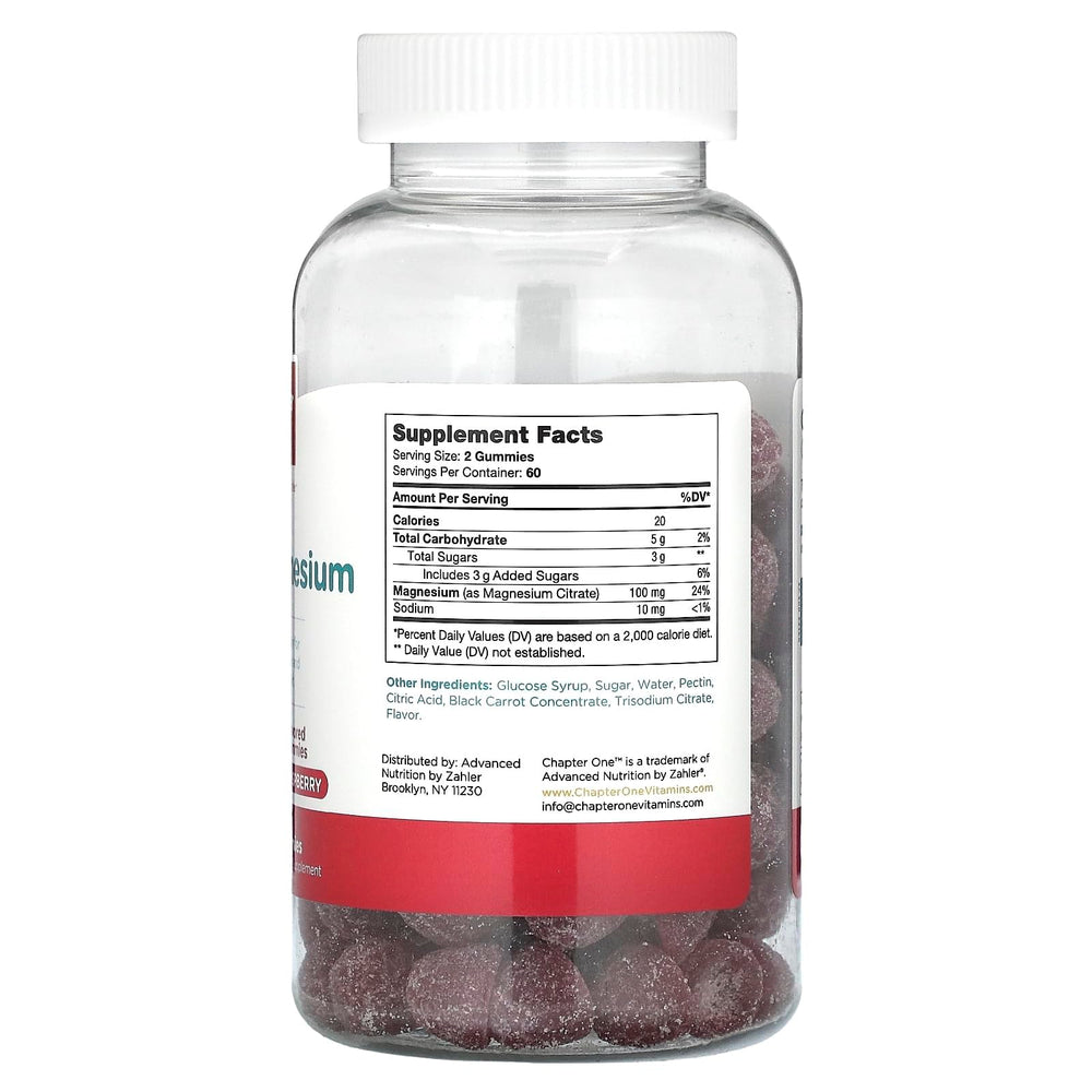 Zahler Chapter One Magnesium Gummies kids-friendly usage image showing routine and calm moments.