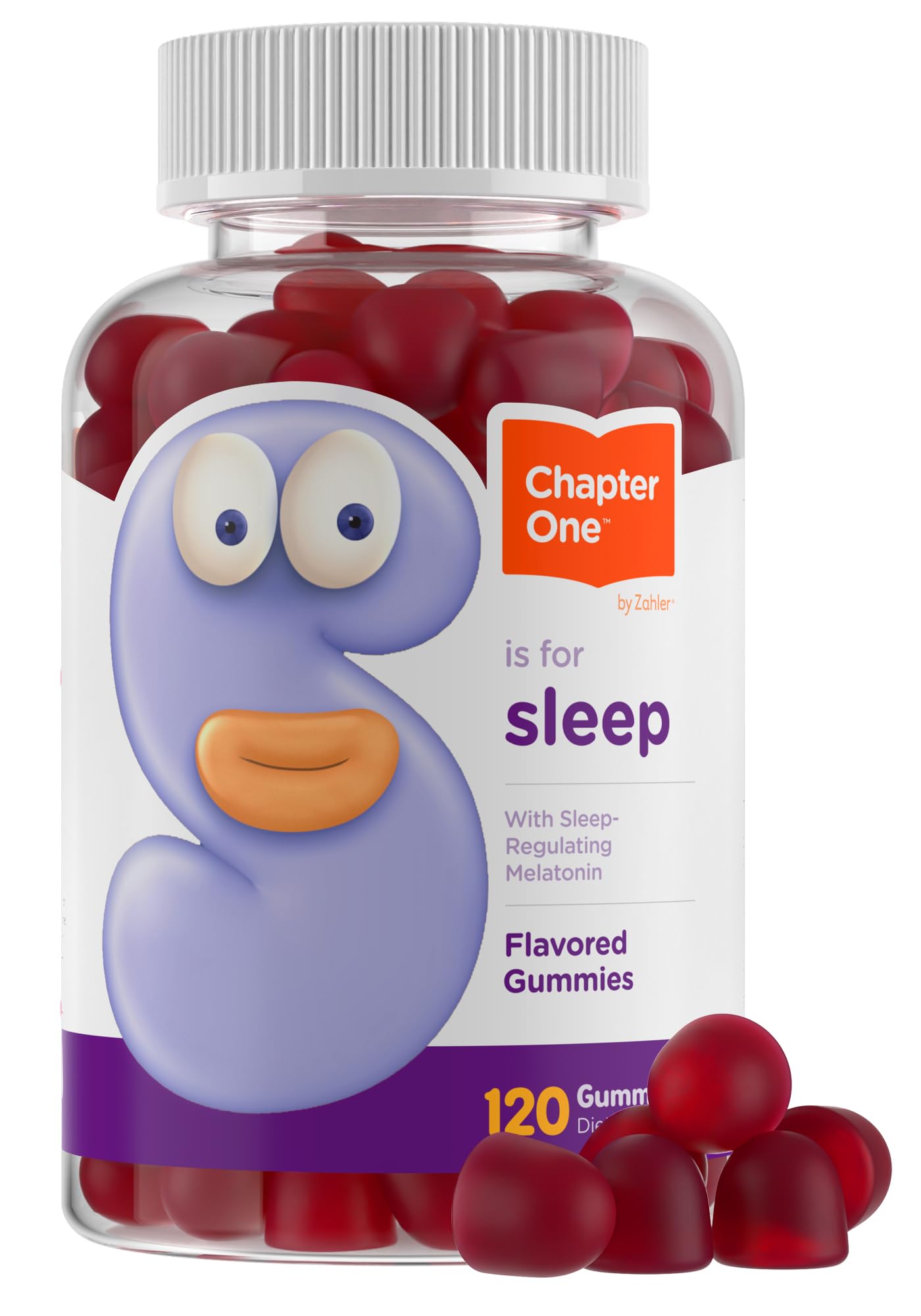 Zahler Chapter One Sleep Gummies bottle front for family bedtime routine