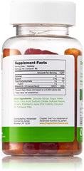 Zahler Chapter One Vitamin D3 gummies nutrition label highlighting 1000 IU per gummy.