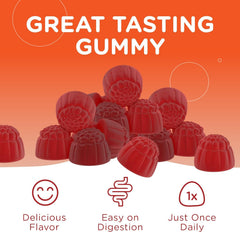 Serving with water: Zahler ACV Gummies support a simple daily routine.