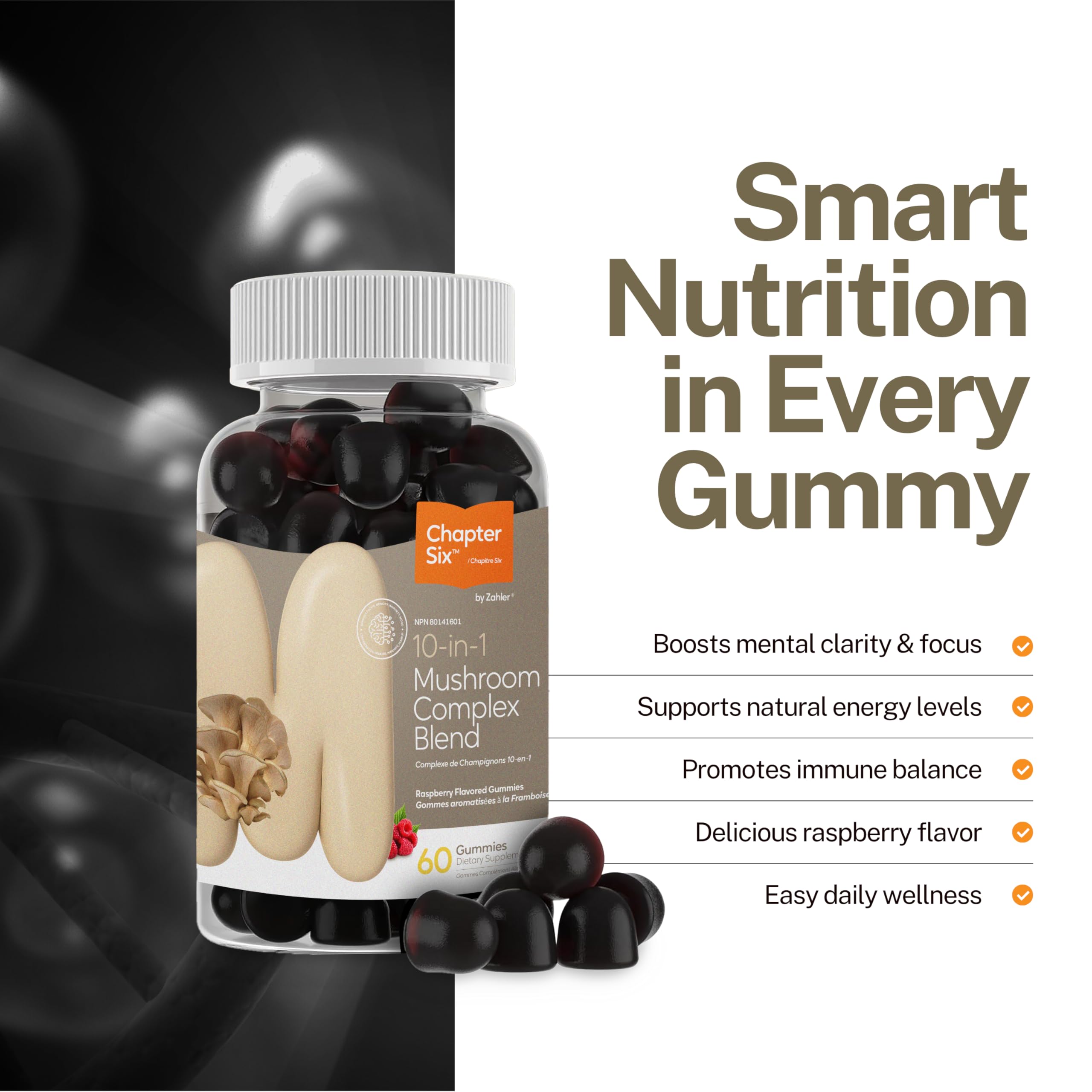 Zahler Chapter Six raspberry flavor capsules offer a tasty daily dose.