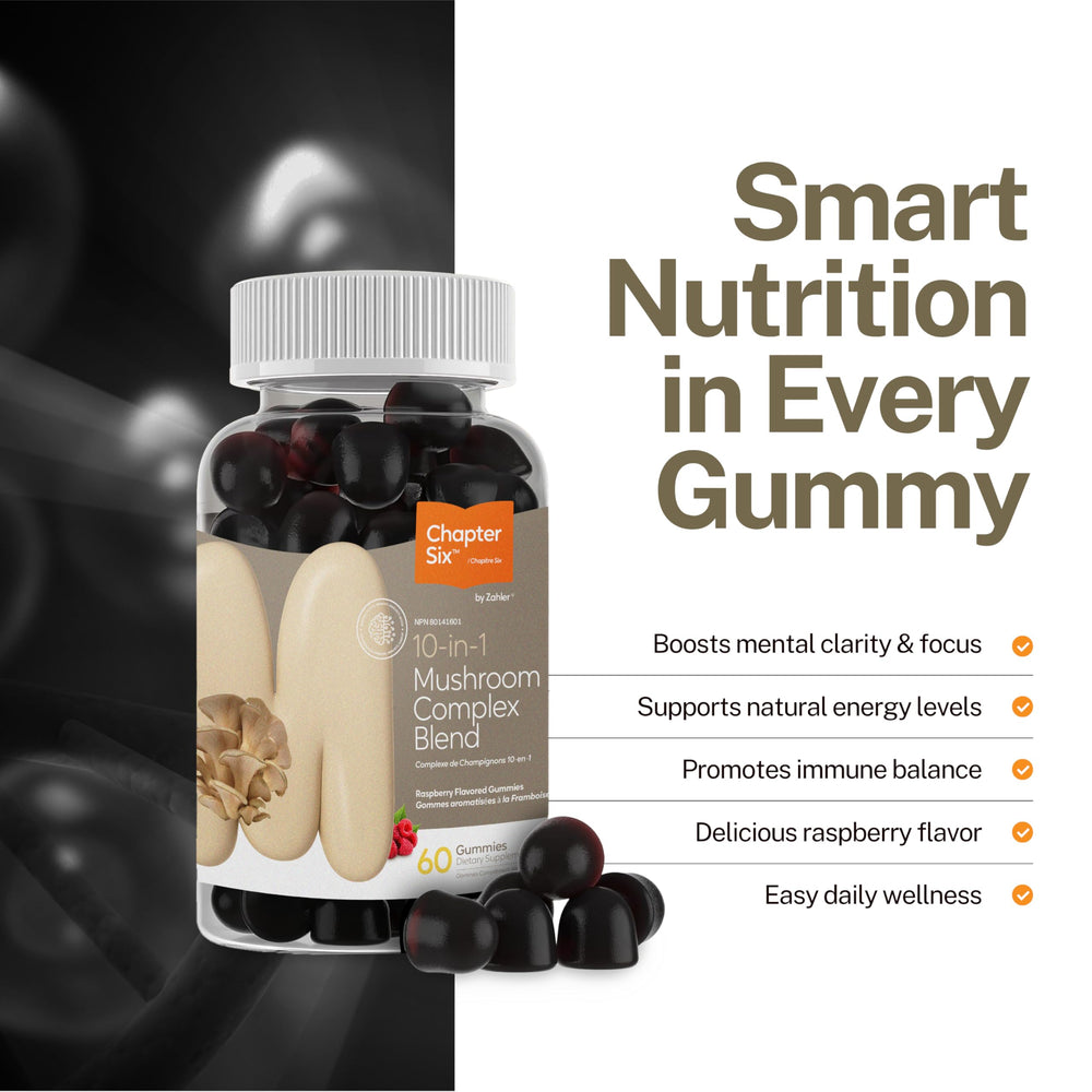 Zahler Chapter Six raspberry flavor capsules offer a tasty daily dose.