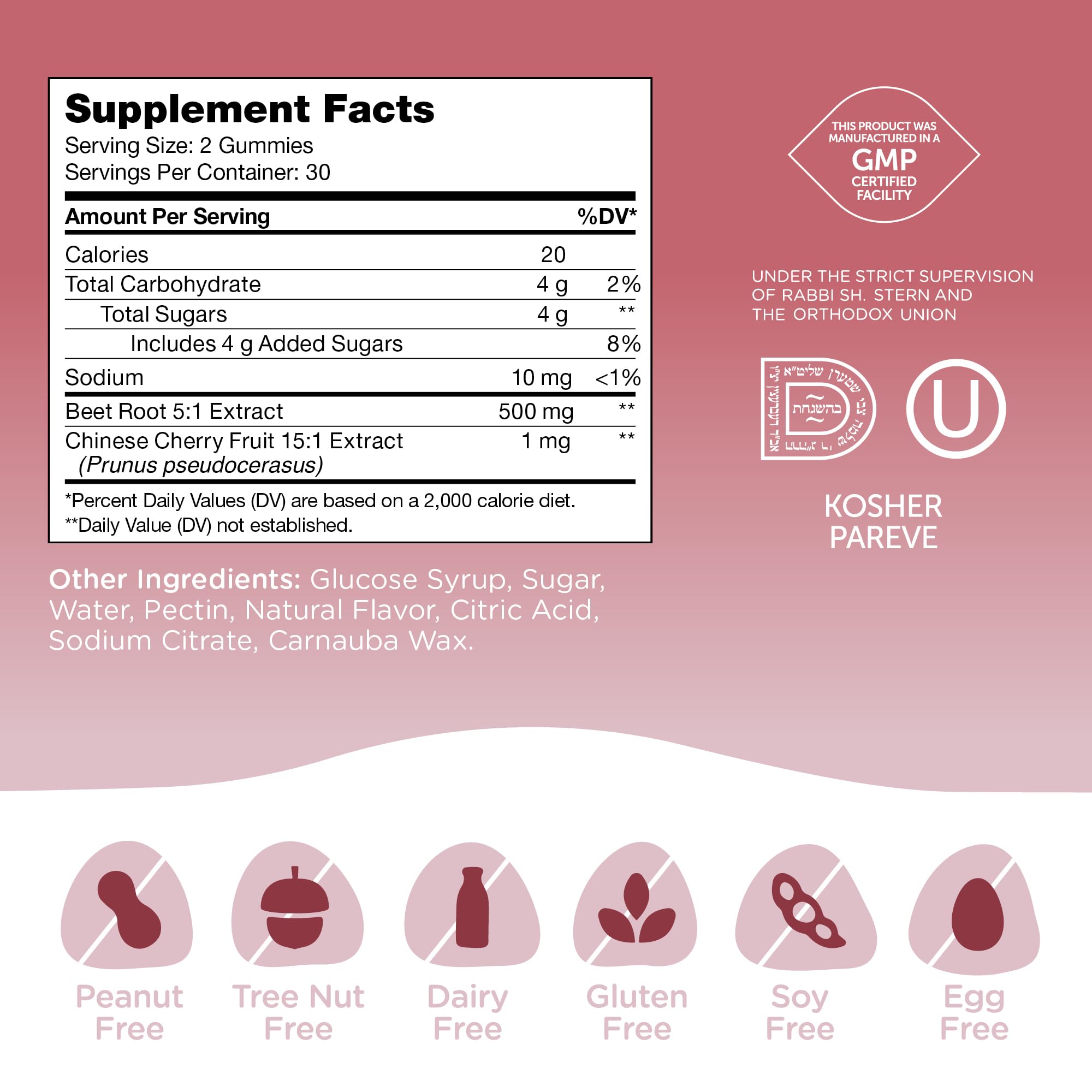 Zahler Chapter Six Vegetarian Kosher Gummies illustrate inclusive dietary options.