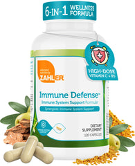 Zahler Immune Defense bottle front view for daily immune support