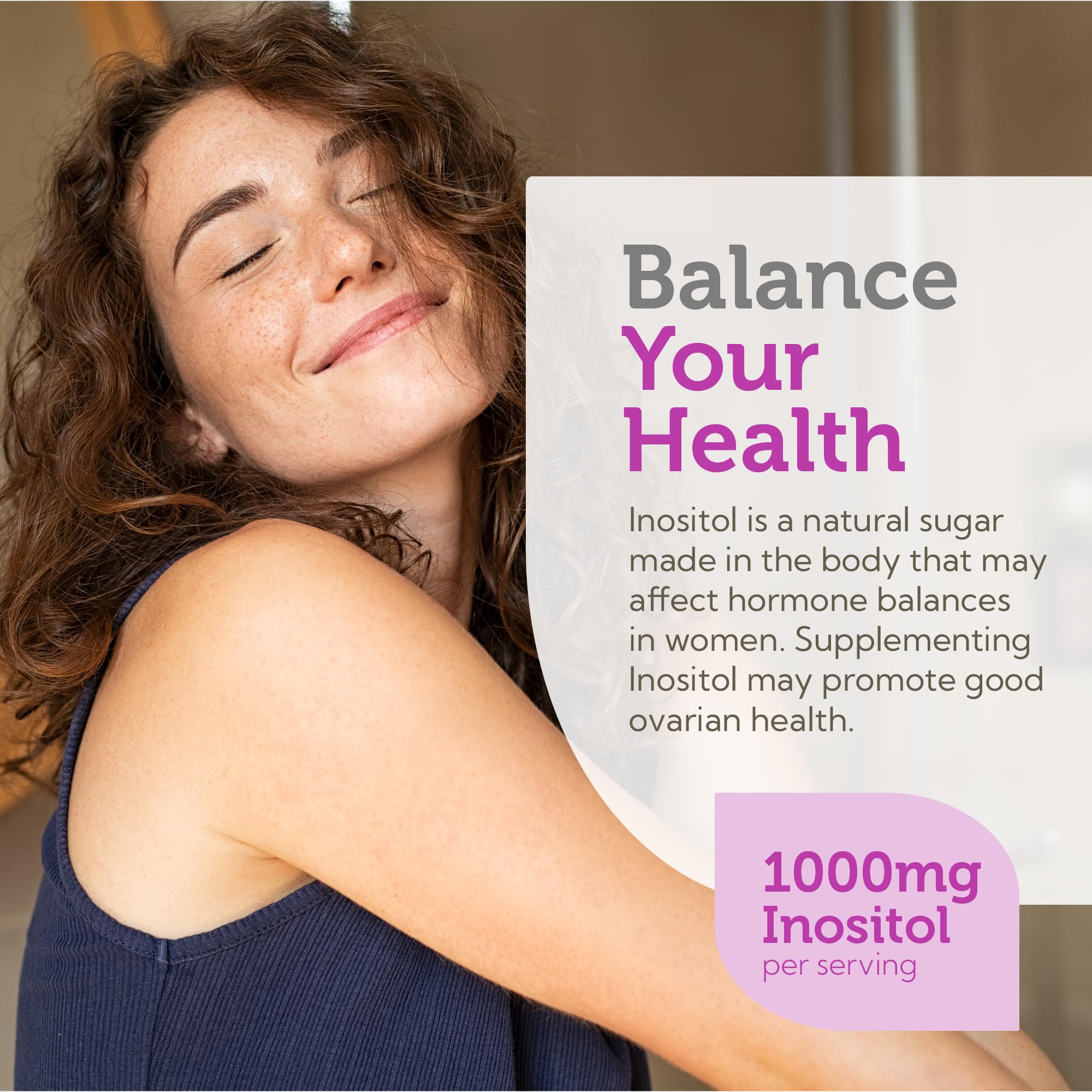 Zahler Inositol supplement label details—made in USA with kosher gluten-free notes