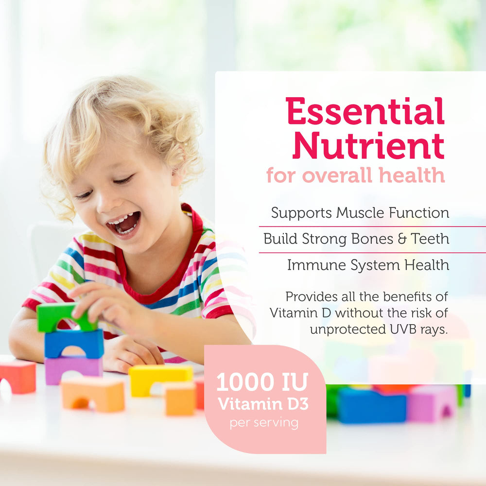Zahler Junior D3 chewables kid-tasting chewable shows appealing orange flavor