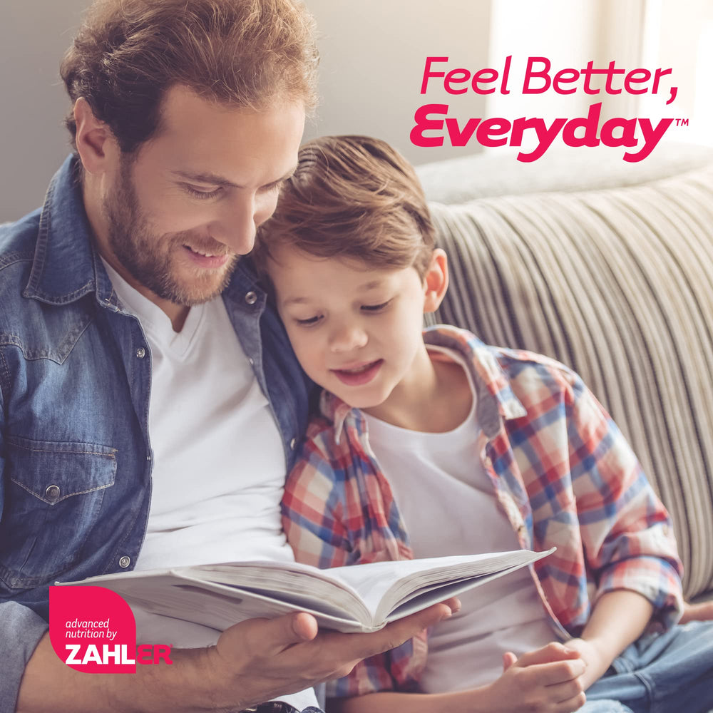 Zahler Junior D3 chewables kids-play outdoors scene suggests year-round vitamin D