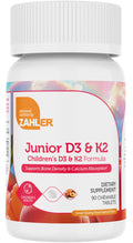 Zahler Junior Vitamin D3 + K2 Chewables for Kids – 2000 IU D3, 90 Count | Kosher & Low Sugar