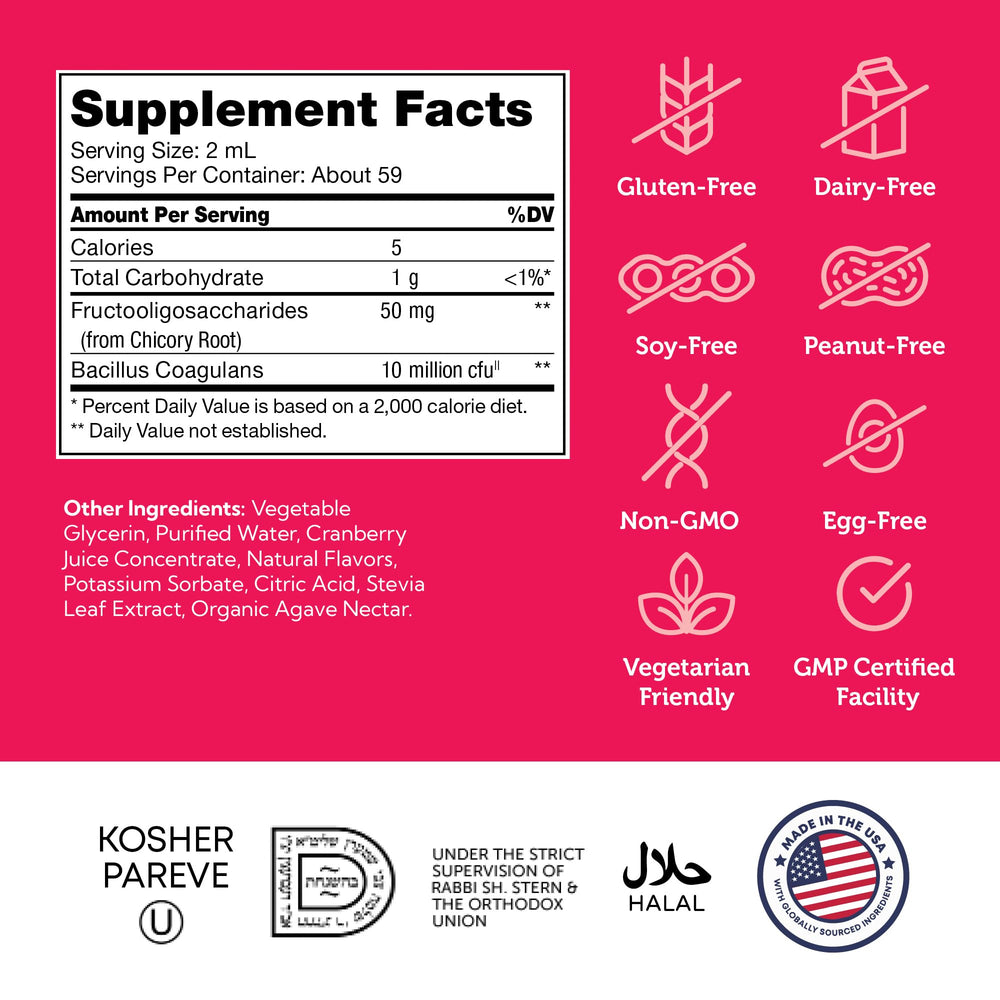 Zahler Kidophilus kid-friendly use with fruit punch flavor.