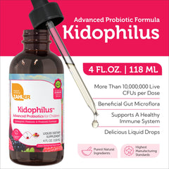 Zahler Kidophilus label shows kosher certification.