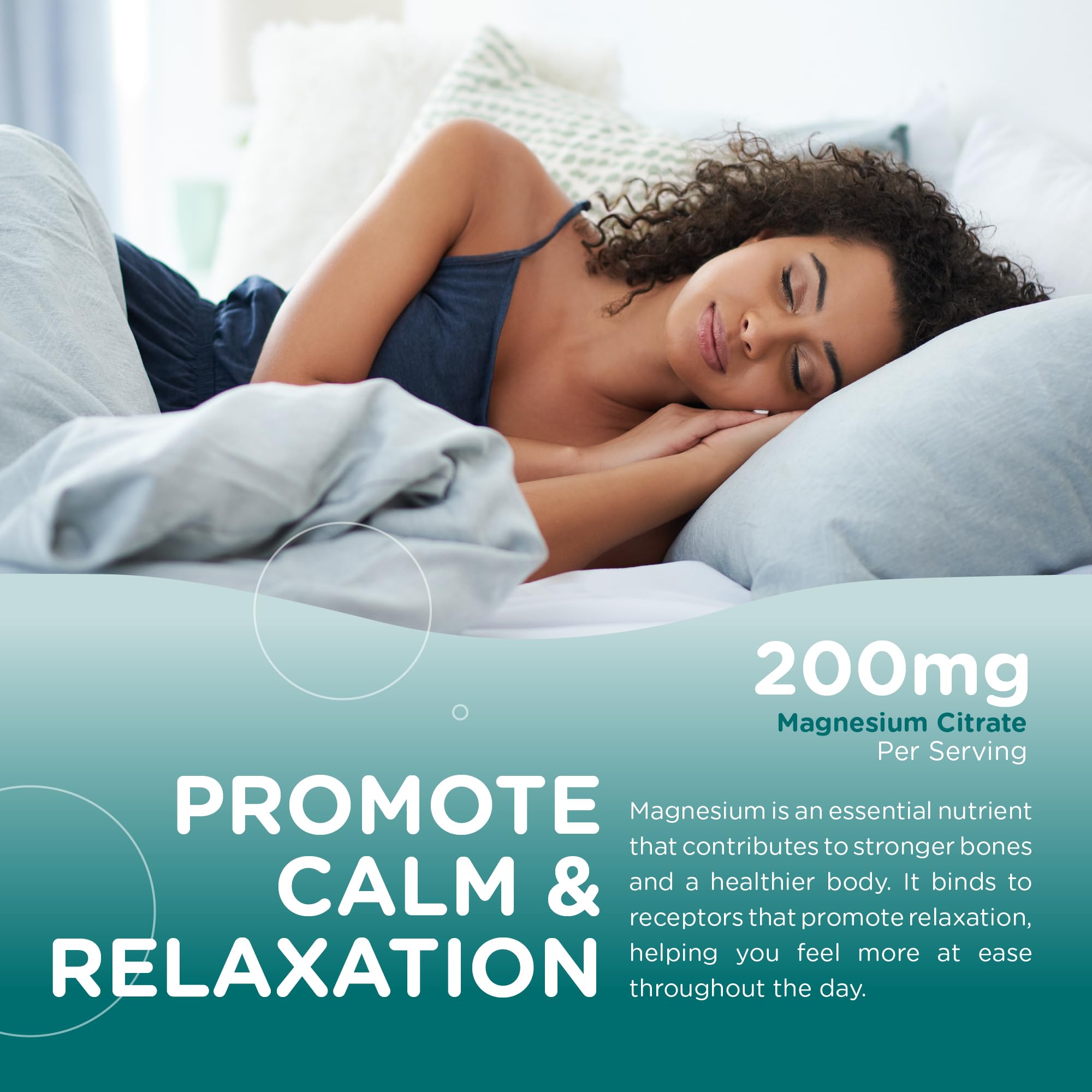 Zahler Magnesium Gummies gluten-free symbol and ingredients for dietary flexibility.