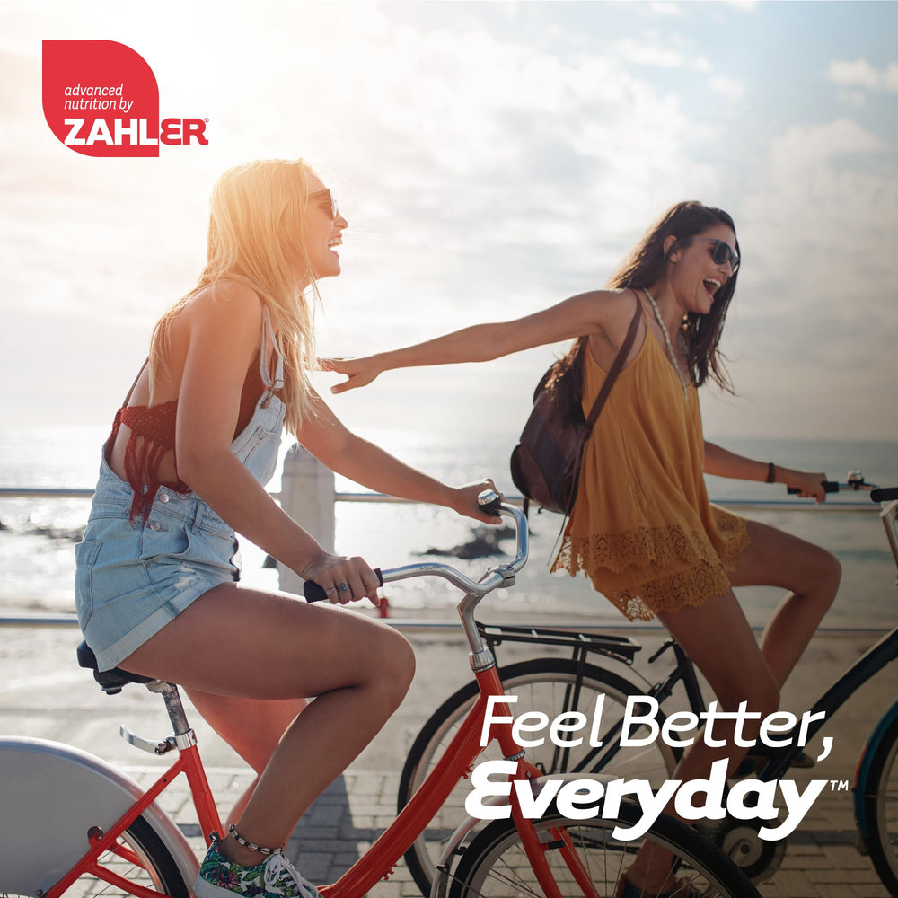 Zahler non-gmo dietary supplements packaging emphasizing clean label and purity.