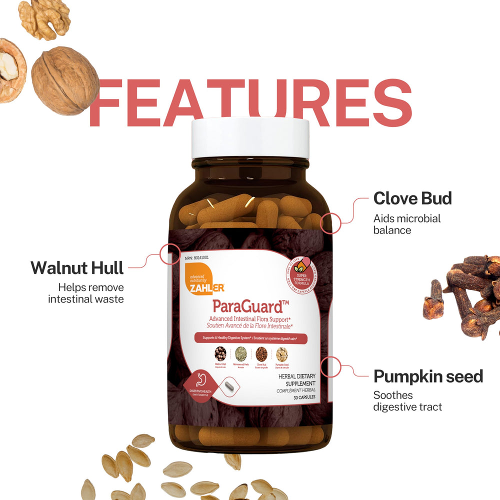 Zahler ParaGuard capsules US made badge highlights GMP certified facilities