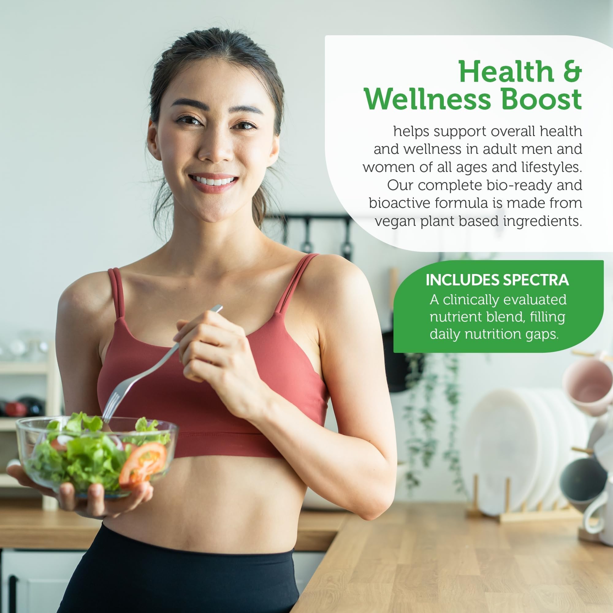 Zahler Spectrum blend capsules illustrating plant-based nutrients
