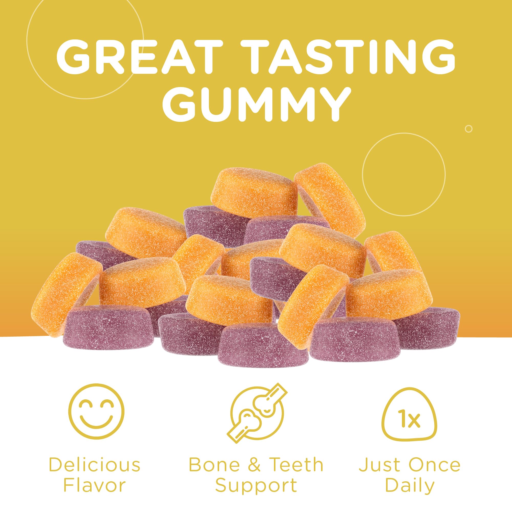 Child taking Zahler Gummies with water for daily calcium support