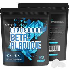 Zaigon liposomal beta alanine 2000mg bottle provides portable workout support
