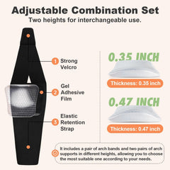 ZAIWOO arch pad delivers targeted pressure relief for tired feet.