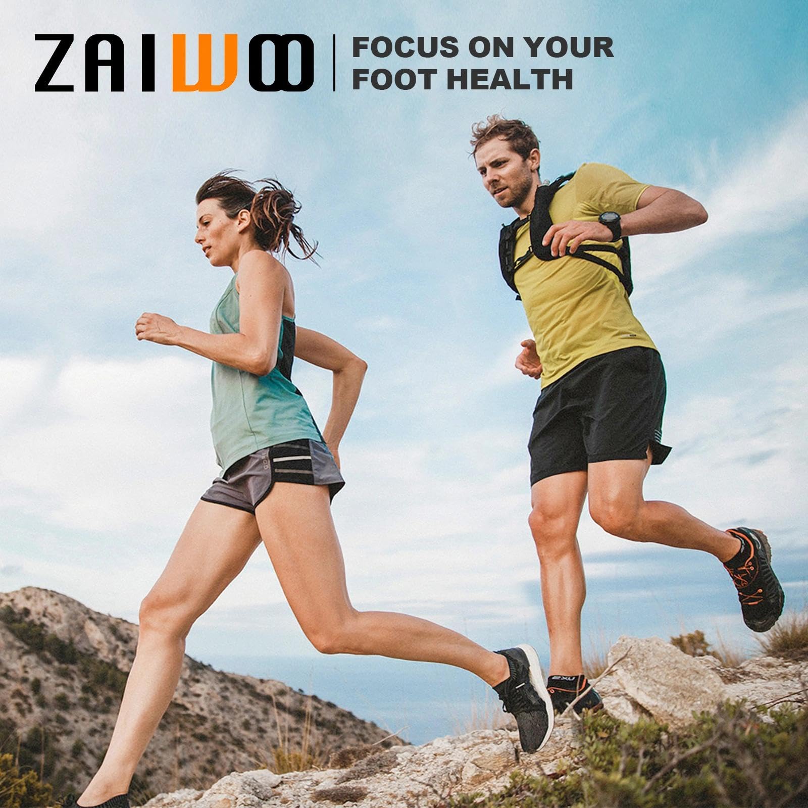 ZAIWOO foot comfort during daily activities with arch inserts.