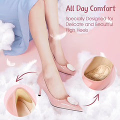 ZAIWOO heel pads with gel comfort to reduce foot pressure.