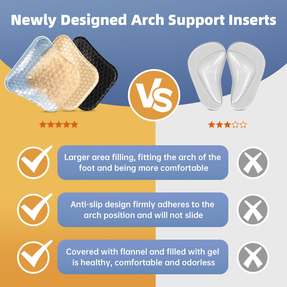 ZAIWOO two-height options let you adjust arch support.