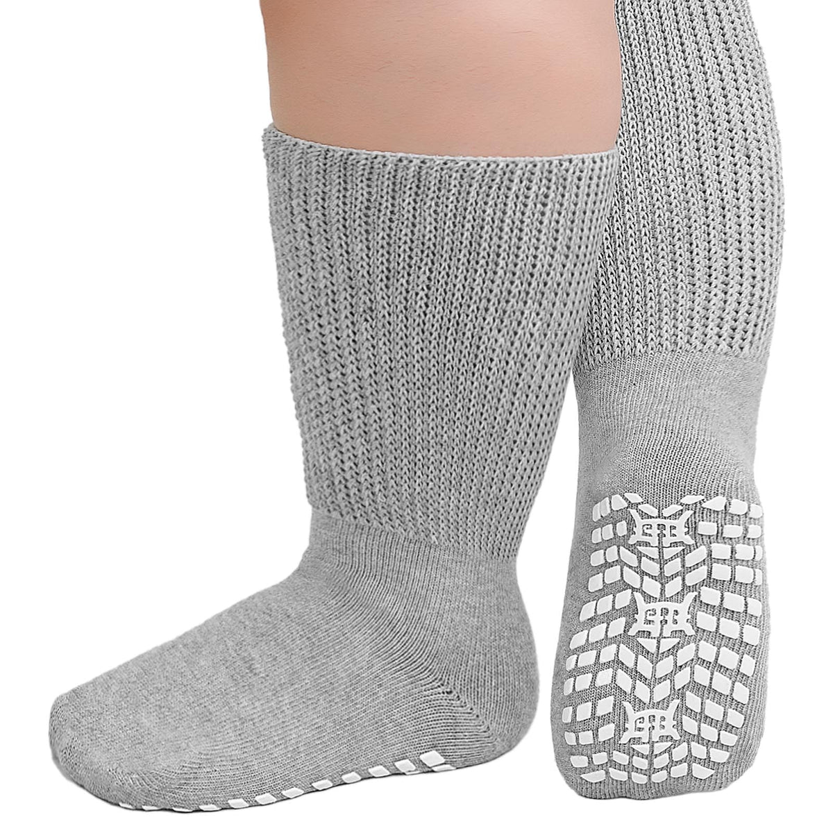 ZAKASA Extra-Wide Socks in package showing roomy width for swollen feet.
