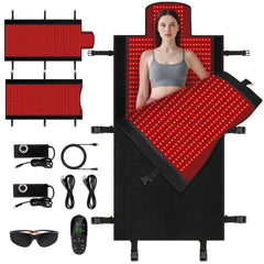 ZALWYC 2570 LEDs full-body mat for immersive in-home therapy coverage.