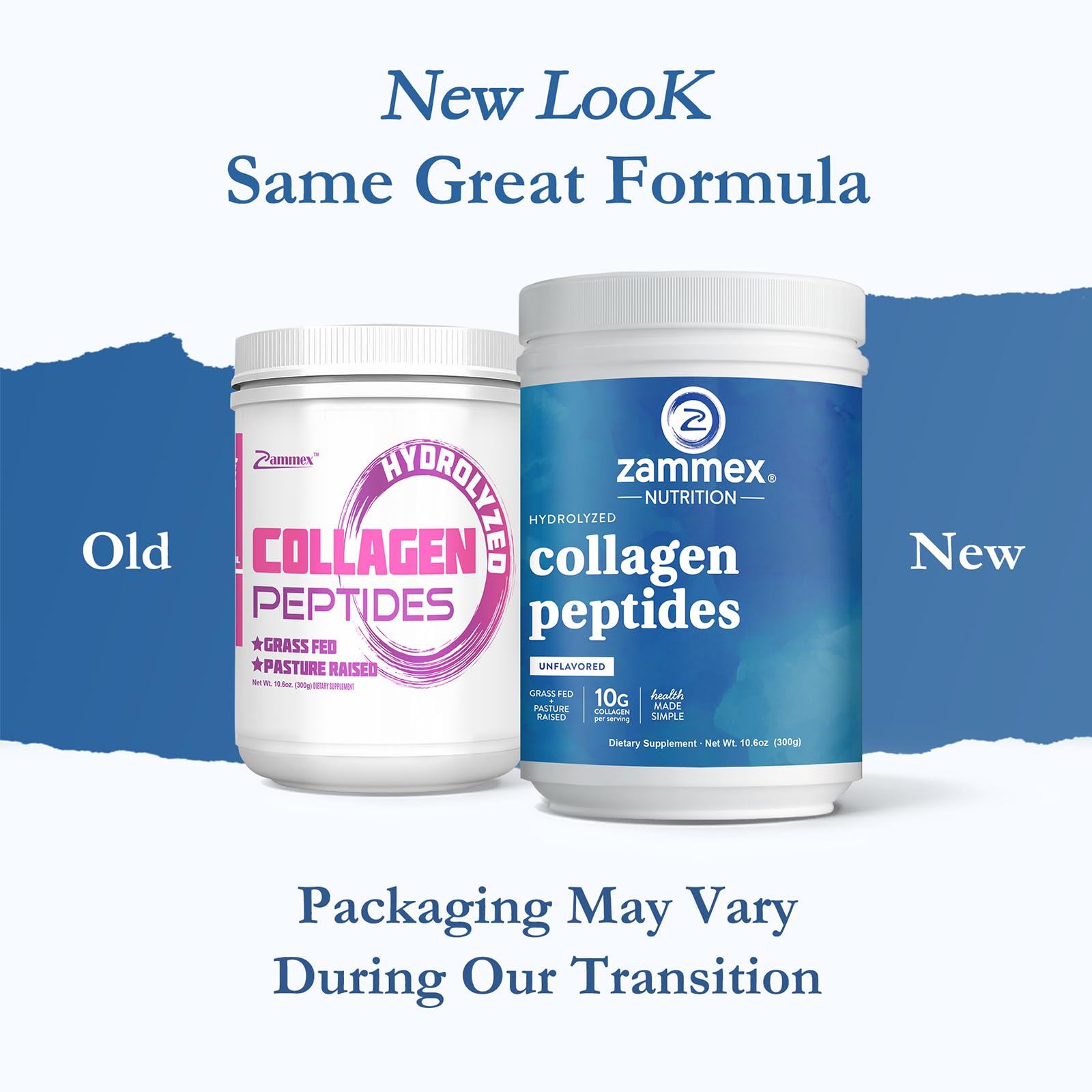 Zammex collagen peptides scoop aids precise daily dosing for consistent use.