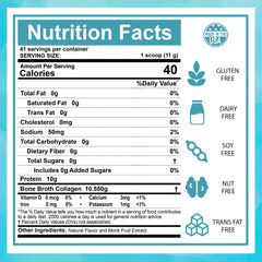 Zammex grass-fed beef bone broth ingredients image highlights clean, non-GMO sourcing.