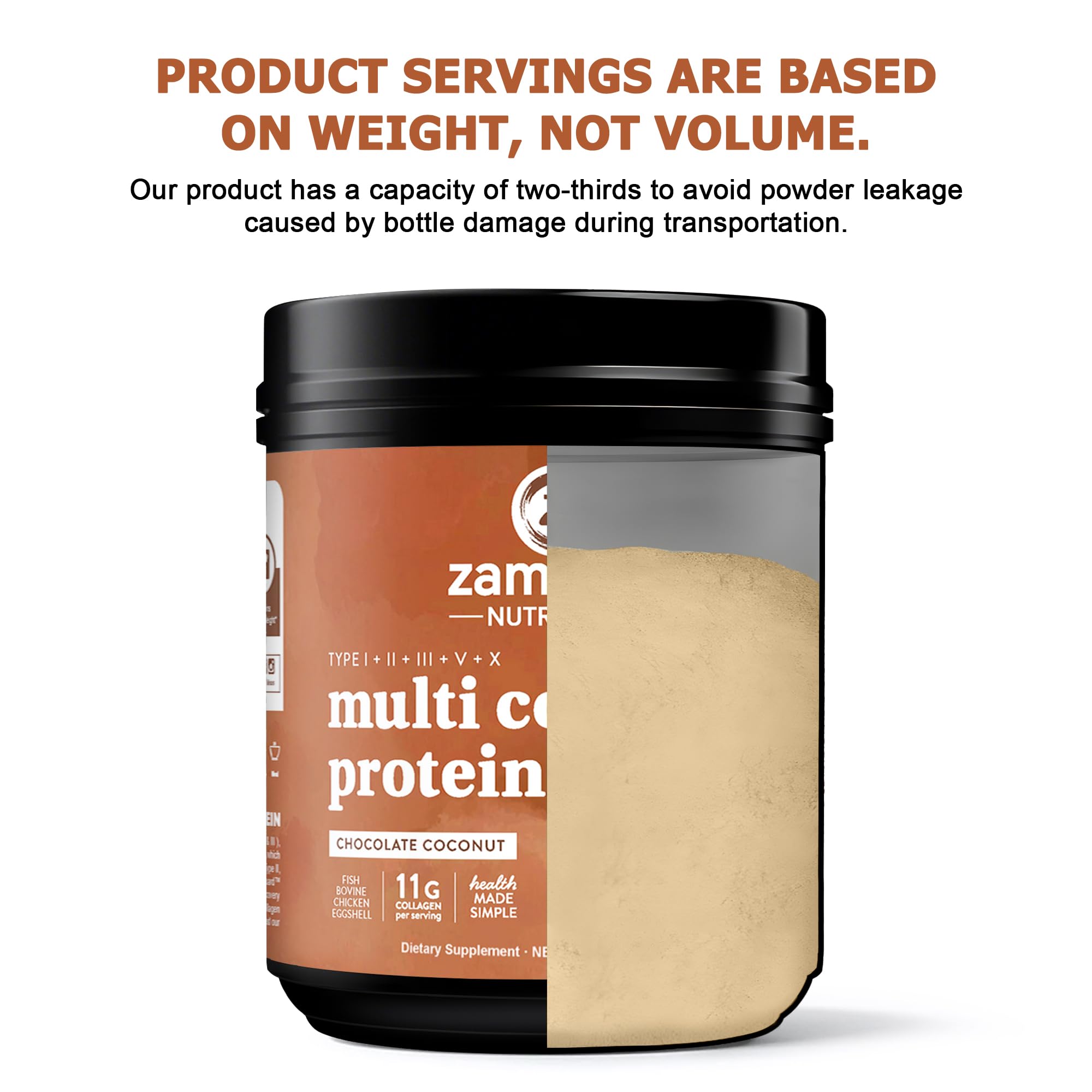 Zammex packaging highlights 41 servings for long-term use.