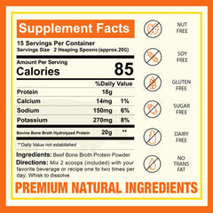Zammex powder dissolving in water; quick mix for smoothies or soups.